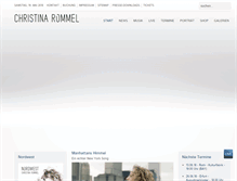 Tablet Screenshot of christina-rommel.de